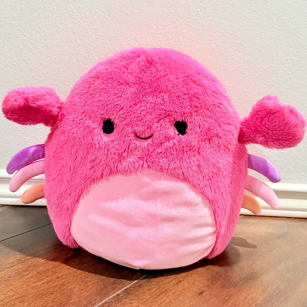 Squishmallows 10-inch Fuzz-A-Mallows Pink Axolotl Plush